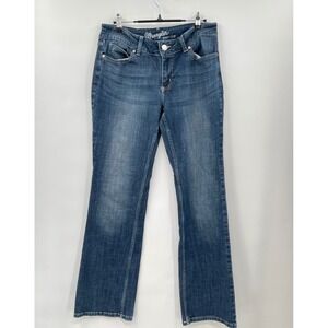 Wrangler Womens Boot Cut Jeans Blue Denim Size‎ 9x32